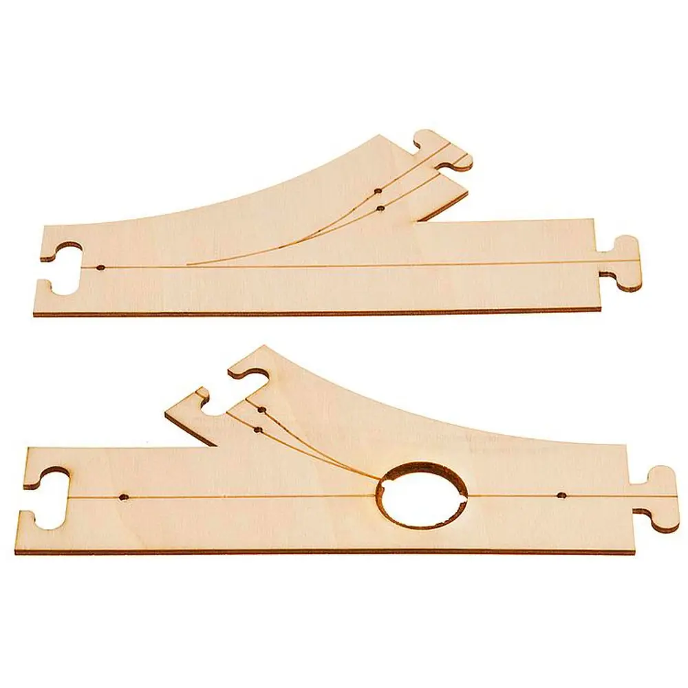 Carrefour droit et carrefour 45° Laser Street - FALLER 161940 - HO 1/87