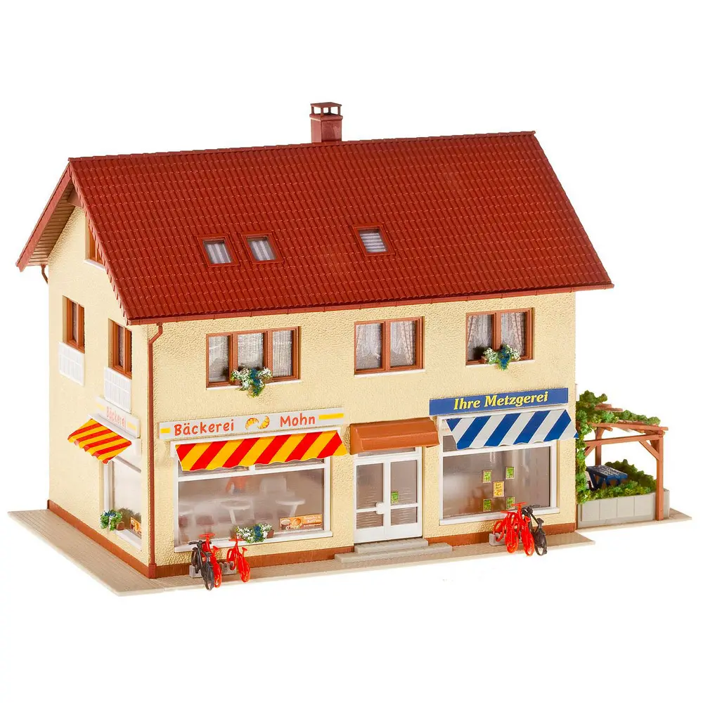Boucherie / boulangerie - Faller 130489 - HO 1/87 - EP IV
