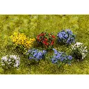 14 Buissons en fleurs - Multicolore - FALLER 181269 - Échelle HO 1/87 - 13 mm