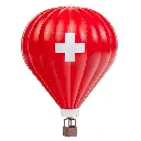 Montgolfière avec symbole suisse - Faller 131004 - HO 1/87