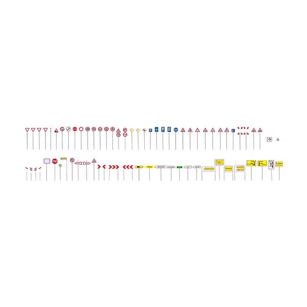 Set panneaux de route - FALLER 180533 - HO 1/87