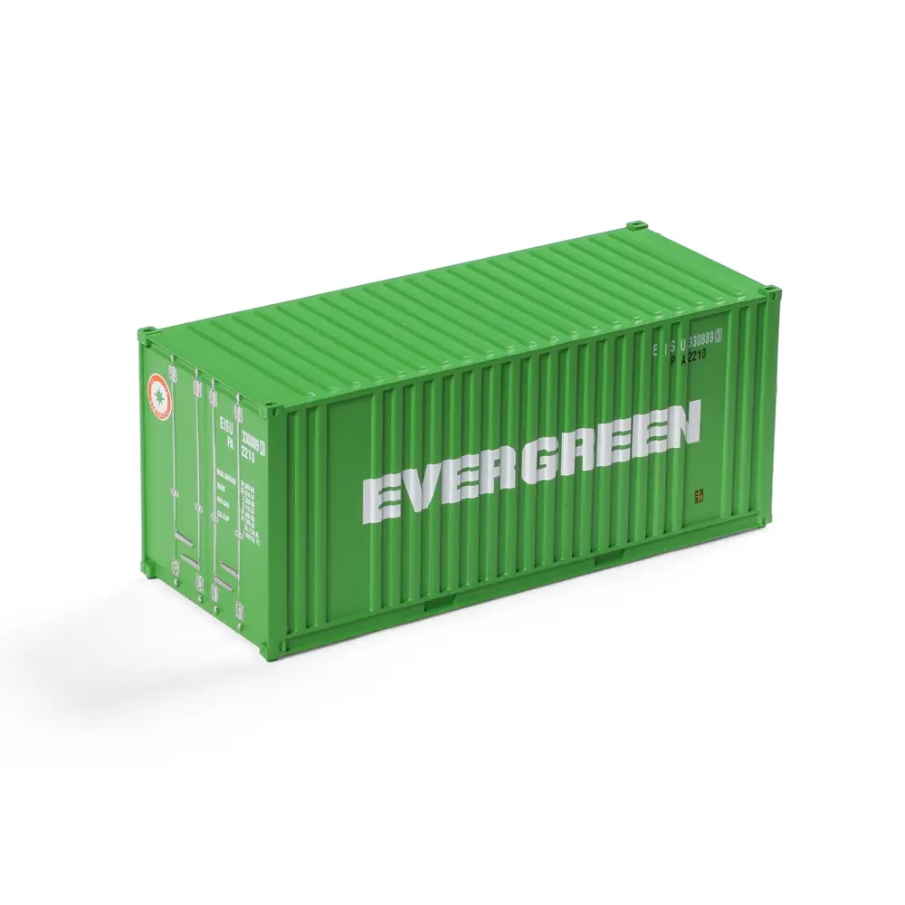 Container EVERGREEN - Faller 180821 - HO 1/87 - EP V