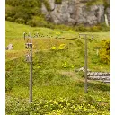 Set de 4 mâts de lignes électriques - Faller 180928 - HO 1/87