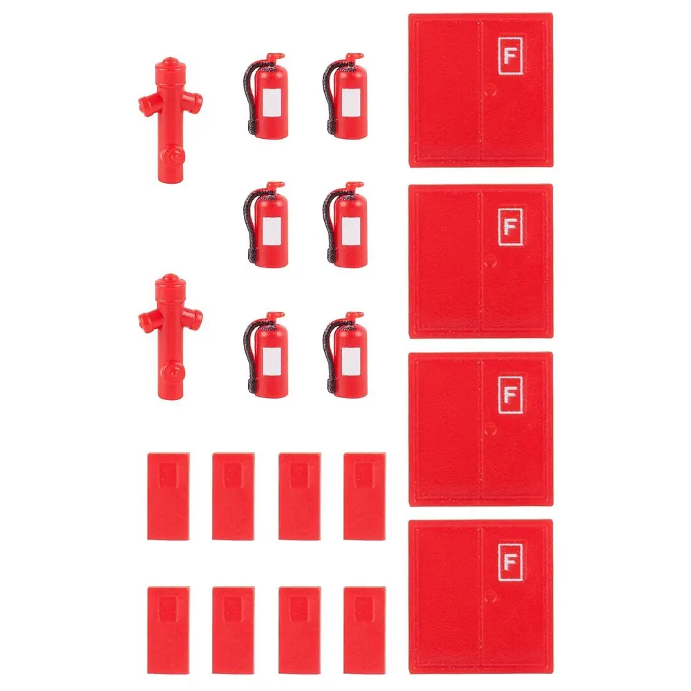 Extincteurs et bouches d'incendie FALLER 180950 - HO 1/87