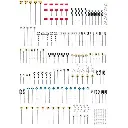 Set de panneaux signalisation de voies - Faller 120298 