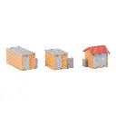 Lot de 3 Sous-stations en briques - Faller 120266 - HO 1/87 - EP IV