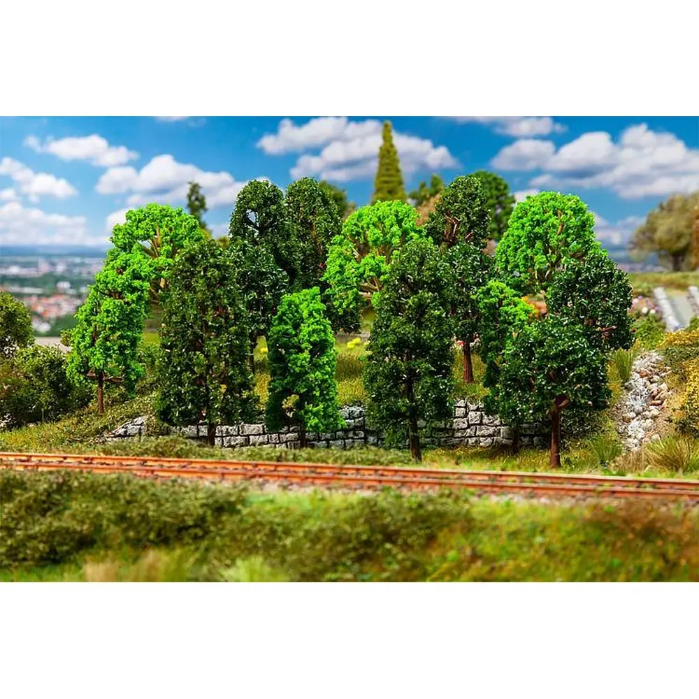 15 Feuillus Assortis - Faller 181524 - HO 1/87