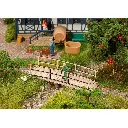 Maquette Petit pont en bois miniature - Faller 180301 - HO : 1/87