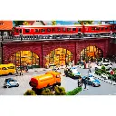 Arcades avec boutiques et intérieurs - FALLER 120571- HO 1/87 - EP III