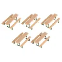 5 tables et bancs de brasserie - Faller 180963 - HO 1/87