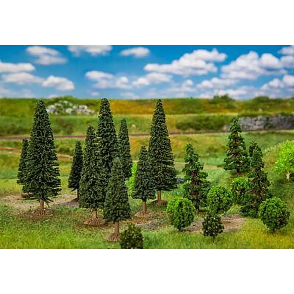 Lot de 25 arbres forêts mixte de 35 à 90 mm