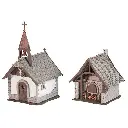 Chapelle de ferme et fournil - FALLER 130571 - HO 1/87 - EP I