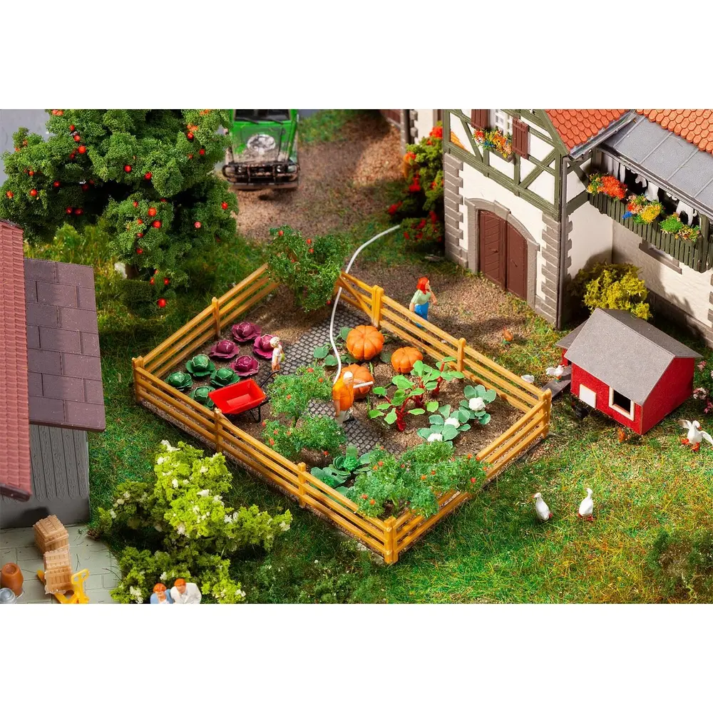 Fruits & légumes pour jardin potager - Faller 181277 - HO 1/87