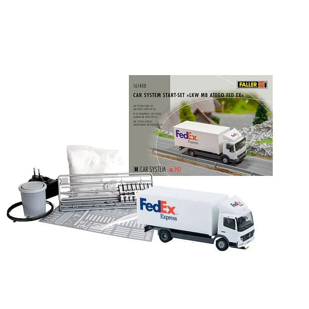 Car system - Kit de démarrage Car System MB Atego FedEx - FALLER 161488 - HO 1/87