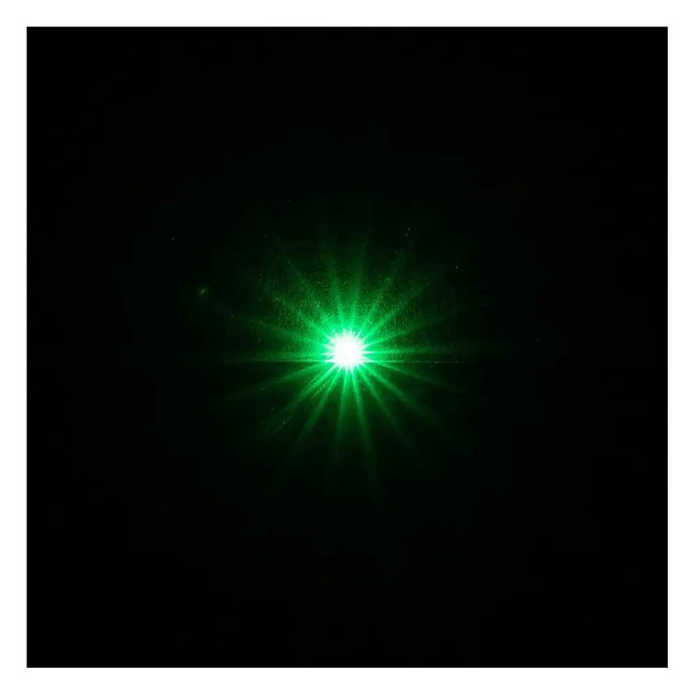 5 LEDS clignotantes vertes