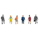 6 personnages montant des escaliers - FALLER 151626 - HO 1/87