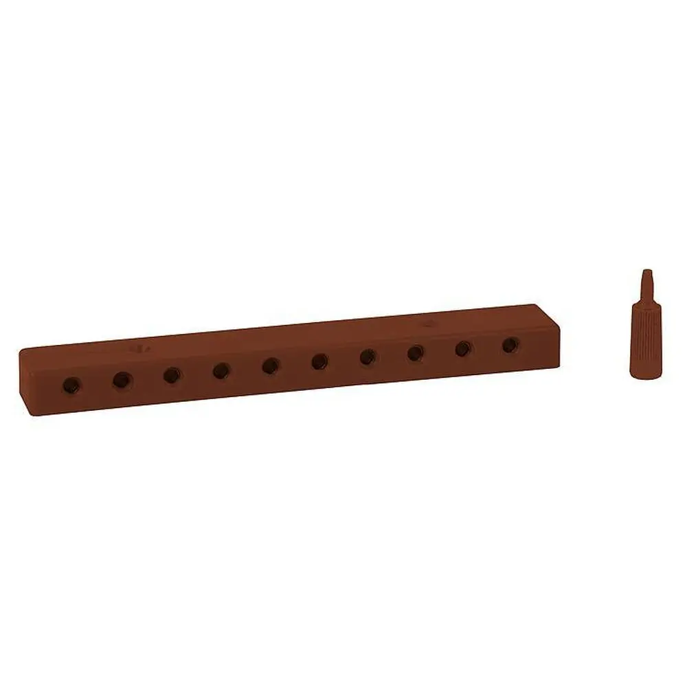 Plaque de distribution couleur marron