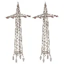 Set de 2 pylônes du réseau de traction- HO 1/87ème - FA120377