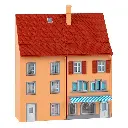 Set de 2 maisons en relief pour petite ville Faller 130711 - HO : 1/87 - EP III