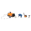 Set de machines et engins de chantiers Faller 180344 - HO : 1/87 - EP IV