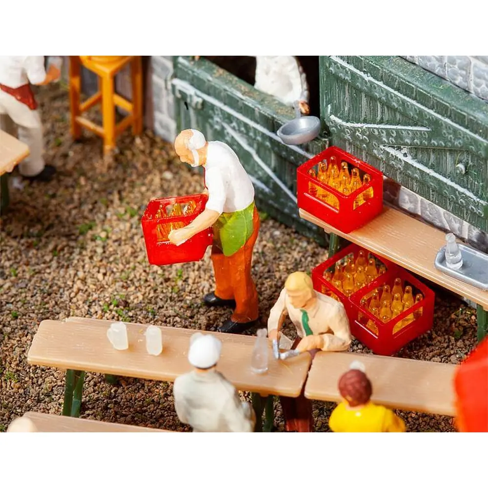 Lot de 4 caisse à boisson avec jus de fruit - Faller 180996 - HO 1/87 - EP V