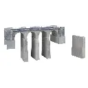 Coffret Viaduc ferroviaire à 2 voies en béton Faller 120465 - HO : 1/87 - EP II