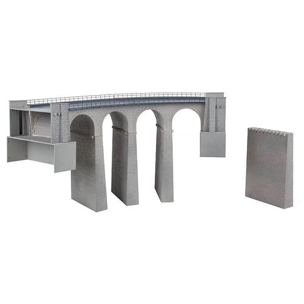 Coffret Viaduc ferroviaire - Faller 120466 - HO 1/87 - EP II - 2 voies courbes