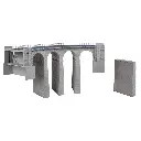 Coffret Viaduc ferroviaire - Faller 120466 - HO 1/87 - EP II - 2 voies courbes