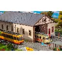 Remise pour 2 Tramways de "Naumburg" FALLER 120289 - HO 1 : 87 - EP III