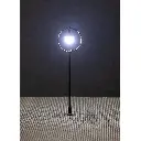 Lot de 3 lampadaires simple avec LED - HO 1/87 - Faller 180105