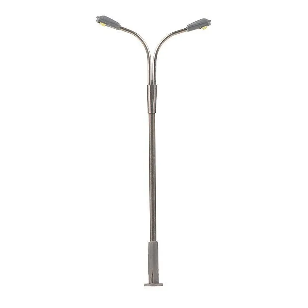 Set de 3 lampadaires doubles moderne avec LED - N 1/160 - Faller 272121
