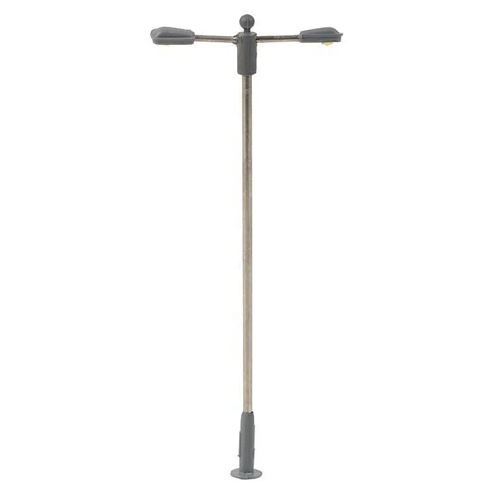 Lampadaire moderne double - N 1/160 - Faller 272222