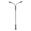 Lampadaire 2 bras éclairage public LED Faller 272221 - N 1/160