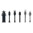 6 carillons - FALLER 180855 - HO 1/87 - EP II