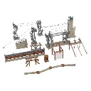 Camp de formation militaire Faller 144110 - HO : 1/87 - EP V - Konstanzbahn