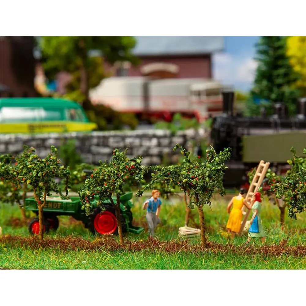 10 petits pommiers avec fruits FALLER 181359 - HO 1/87