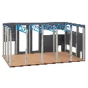 Zone industriel en construction - Faller 130892 - HO : 1/87 - EP VI