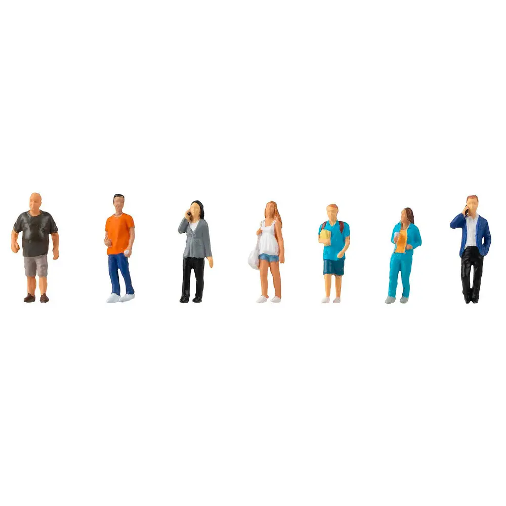 Lot de 6 personnages divers "Au centre-Ville" FALLER 151636 - HO 1/87