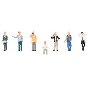 Lot de figurines au bureau FALLER 151651 - HO 1/87