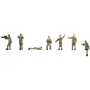 7 soldats en formation - Faller 151751 - HO 1/87e