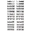 Pack clôtures en fer - FALLER 180417 - HO 1/87 - EP II