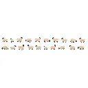 Animaux miniature | Set 20 moutons tête noir Faller 155906 - N : 1/160