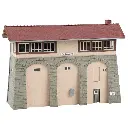 Poste d'aiguillage de Freilassing - FALLER 120084 - Gris / beige - Échelle HO : 1/87ème - 204 x 74 x 143 mm - Époque II