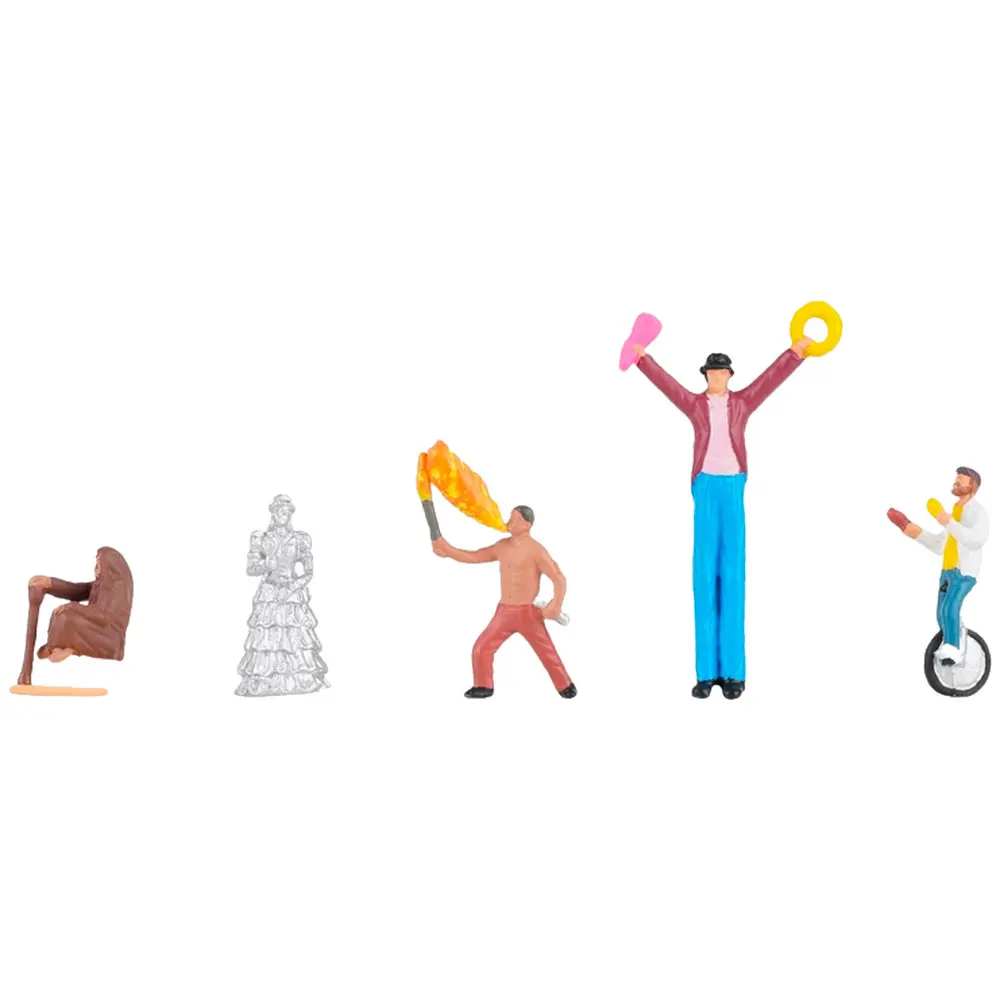 Lot de 5 Artistes de rue - Figurine - FALLER 151683 - Échelle HO 1/87