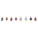 8 Figurines - Personnages assis sans jambe - Faller 151685 - HO 1/87
