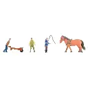 Figurines au centre équestre Faller 151923 - HO 1/87