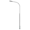 Lampadaire à LED blanc - Faller 180219 - HO 1/87 - hauteur 94 mm