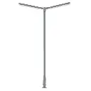 Un lampadaire à deux bras avec LED - Faller 180222 - HO 1/87