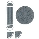 Mini rond-point Faller 180277 - HO : 1/87 - EP III