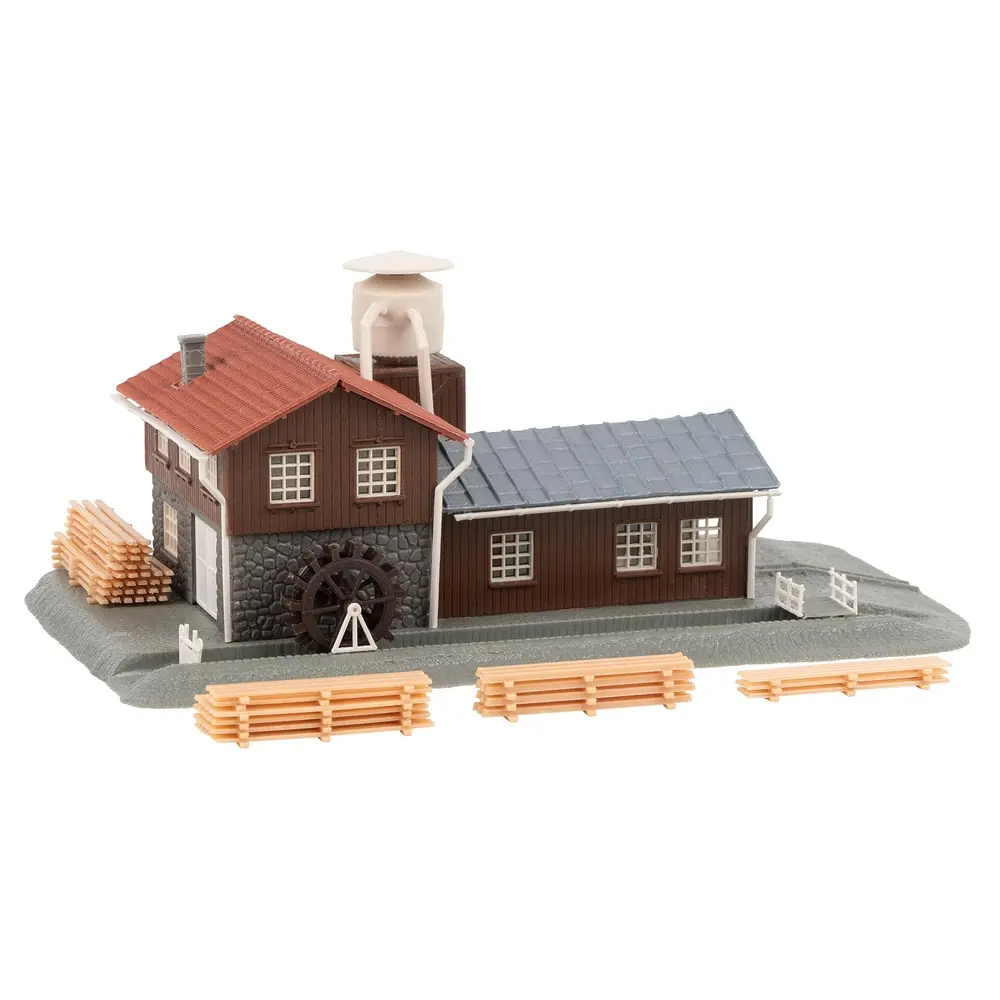 Scierie avec roue de moulin - Faller 231719 - N 1/160